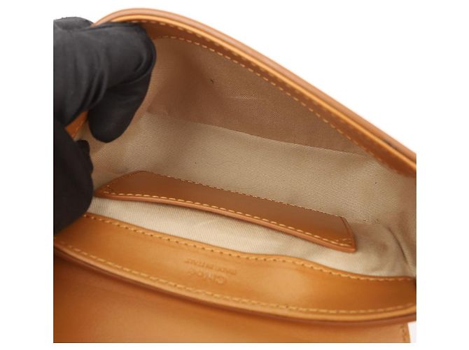 Chloé Mini Tote Camel Shoulder Bag - vista 11