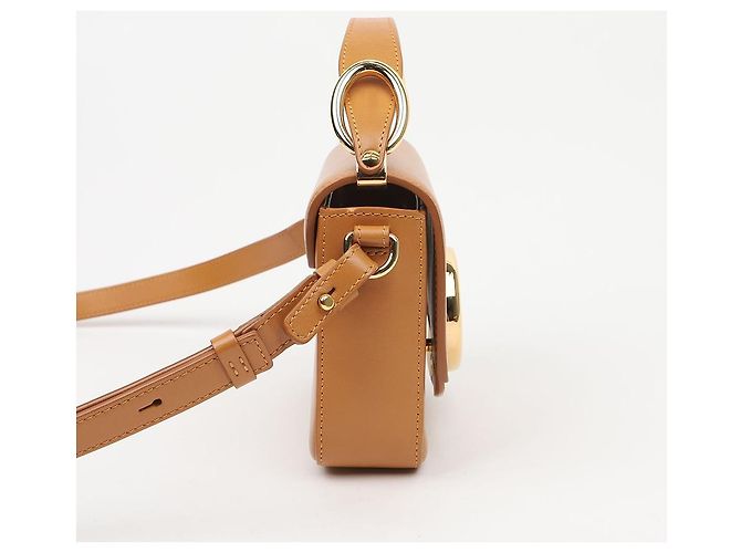 Chloé Mini Tote Camel Shoulder Bag - vista 5