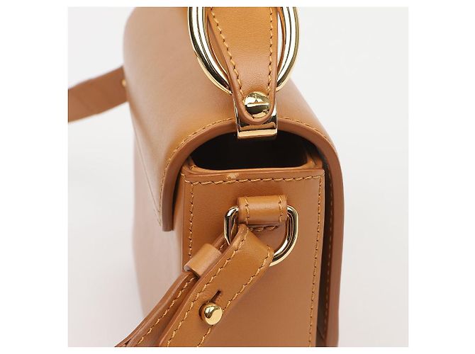 Chloé Mini Tote Camel Shoulder Bag - vista 6