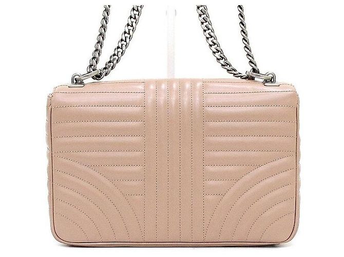 Prada Diagram Large Silver Chain Shoulder Bag and Crossbody Bag - vista 5