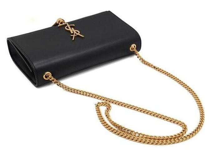 Autre Marque Borsa a tracolla e spalla Classic Medium Kate Satchel con catena dorata - vista 11