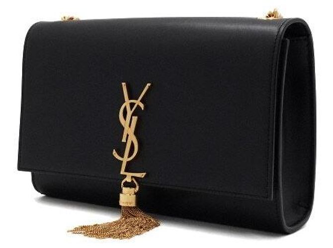 Autre Marque Borsa a tracolla e spalla Classic Medium Kate Satchel con catena dorata - vista 2
