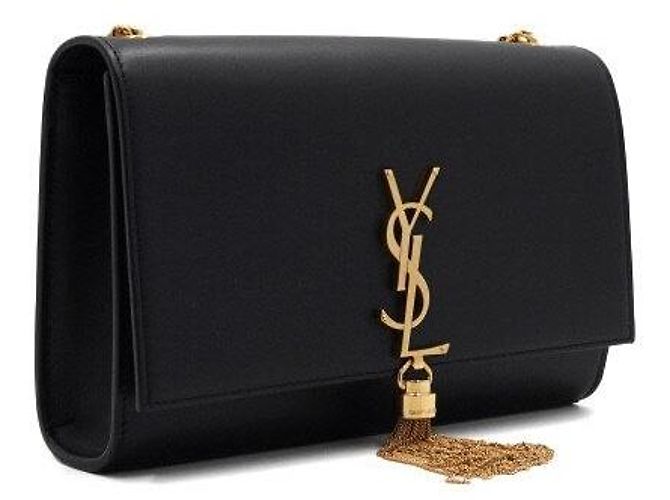 Autre Marque Borsa a tracolla e spalla Classic Medium Kate Satchel con catena dorata - vista 3