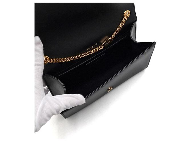 Autre Marque Borsa a tracolla e spalla Classic Medium Kate Satchel con catena dorata - vista 6