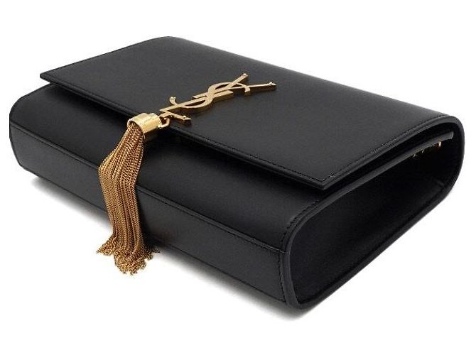 Autre Marque Borsa a tracolla e spalla Classic Medium Kate Satchel con catena dorata - vista 8
