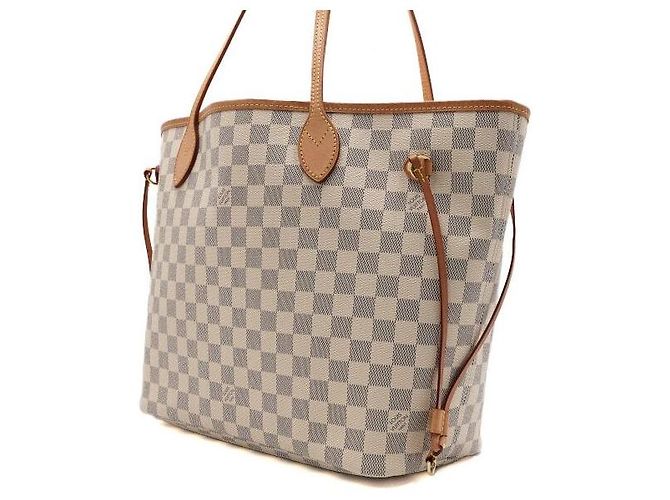 Louis Vuitton Borsa a Tracolla Neverfull MM Damier Azur - vista 3