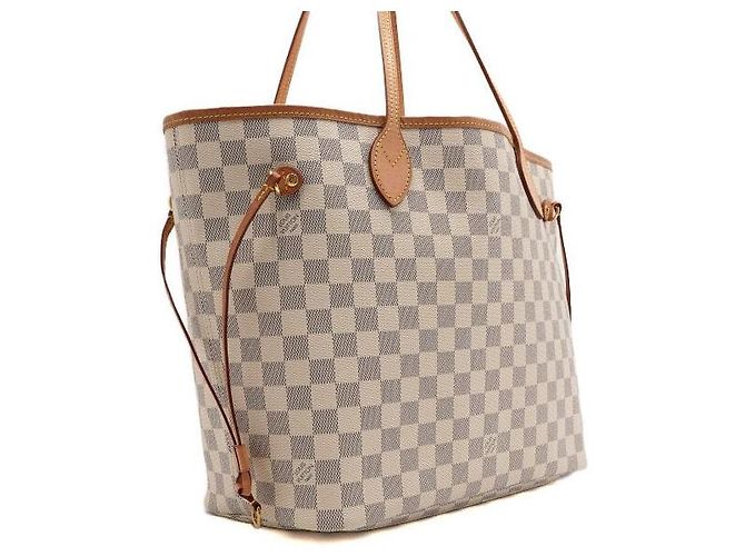 Louis Vuitton Borsa a Tracolla Neverfull MM Damier Azur - vista 4