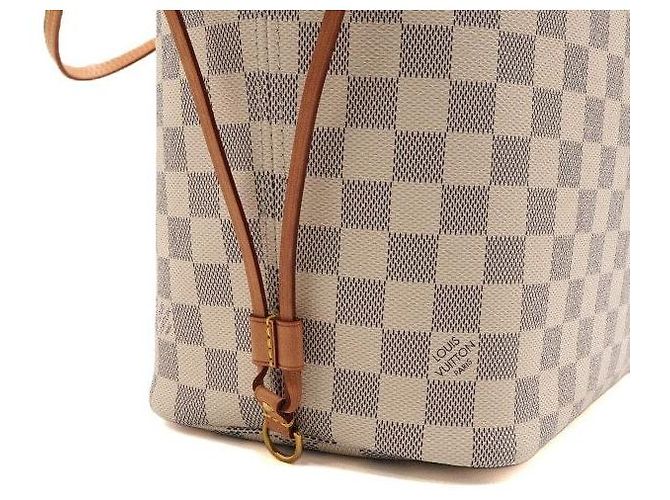 Louis Vuitton Borsa a Tracolla Neverfull MM Damier Azur - vista 9