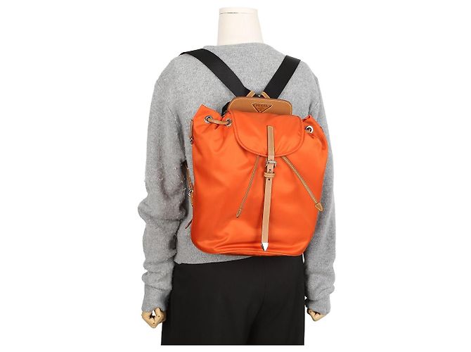 Prada Zaino con logo triangolare - vista 11
