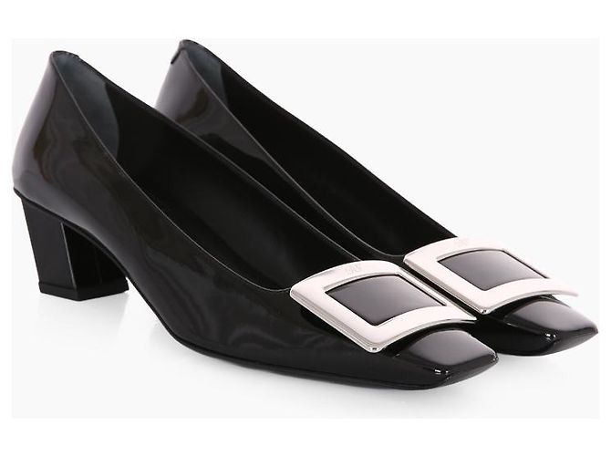 Roger Vivier Décolleté Bell Vivier Black Heel Pumps - vista 4
