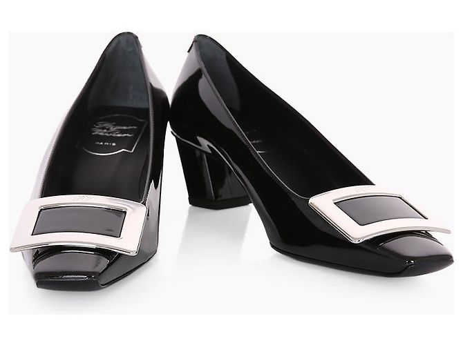 Roger Vivier Décolleté Bell Vivier Black Heel Pumps - vista 5