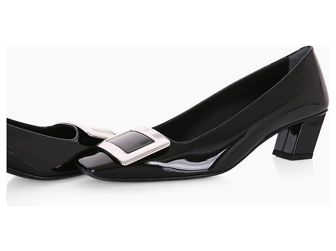 Roger Vivier Décolleté Bell Vivier Black Heel Pumps - vista 7