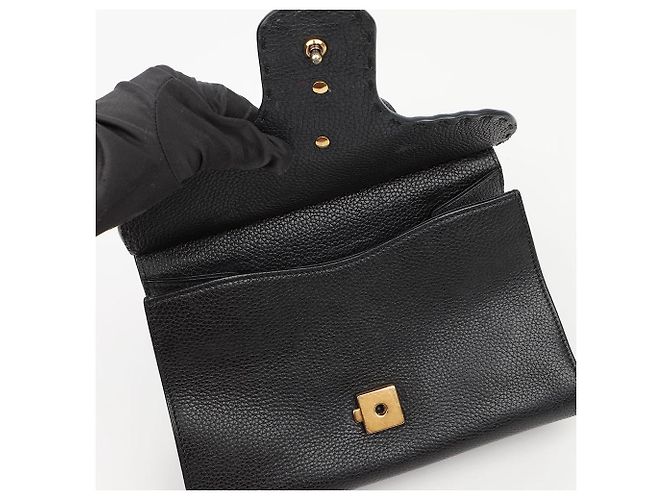 Gucci Borsa a spalla Mini Tote GG Marmont Nera - vista 10