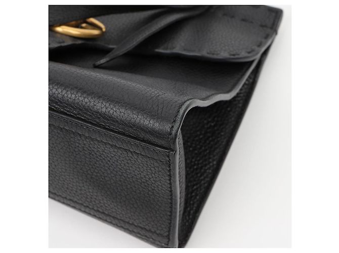 Gucci Borsa a spalla Mini Tote GG Marmont Nera - vista 8
