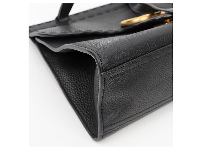 Gucci Borsa a spalla Mini Tote GG Marmont Nera - vista 9