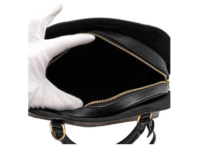 Louis Vuitton Borsa Tote e borsa a tracolla Alma Monogram Noir - vista 5
