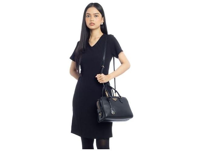 Prada Borsa Tote Two-Way in Pelle Saffiano - vista 10
