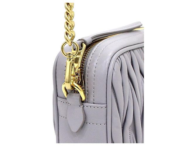 Miu Miu Borsa a tracolla e crossbody in nappa matelassé - vista 9
