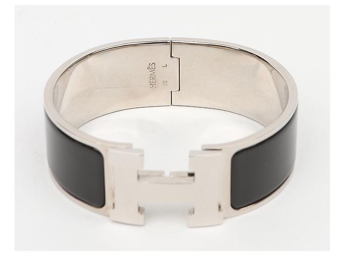 Hermès Click Clack Silver Black - vista 4