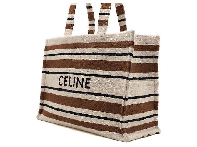 Céline Jacquard-Stoff Multi-Color Tote Bag und Schultertasche - Ansicht 2