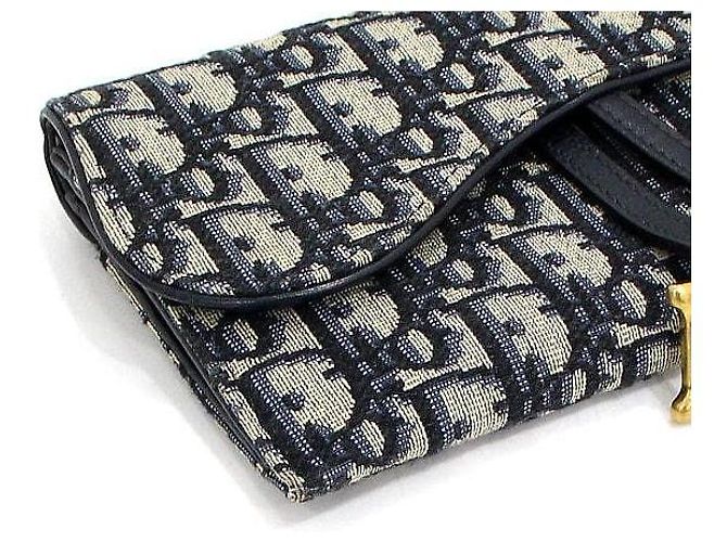 Dior Borsa a tracolla e crossbody Oblique Saddle Long Chain Wallet - vista 10