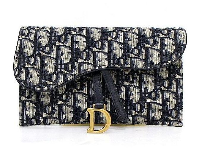 Dior Borsa a tracolla e crossbody Oblique Saddle Long Chain Wallet - vista 2