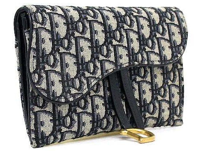 Dior Borsa a tracolla e crossbody Oblique Saddle Long Chain Wallet - vista 4