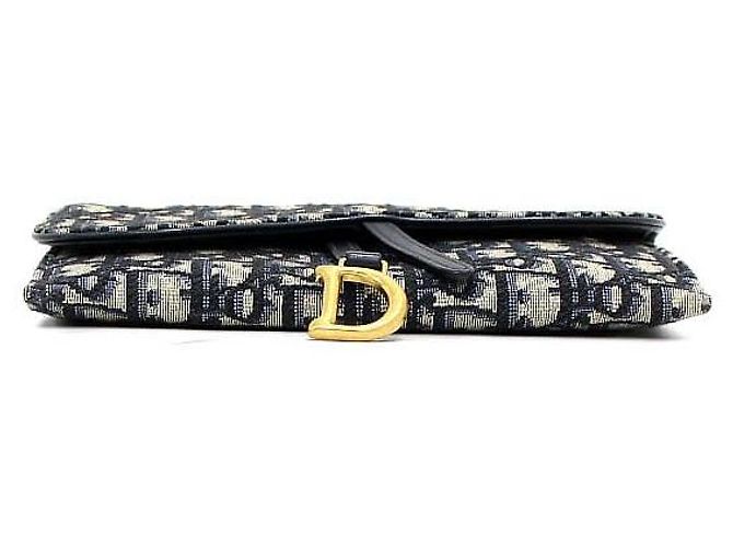 Dior Borsa a tracolla e crossbody Oblique Saddle Long Chain Wallet - vista 9