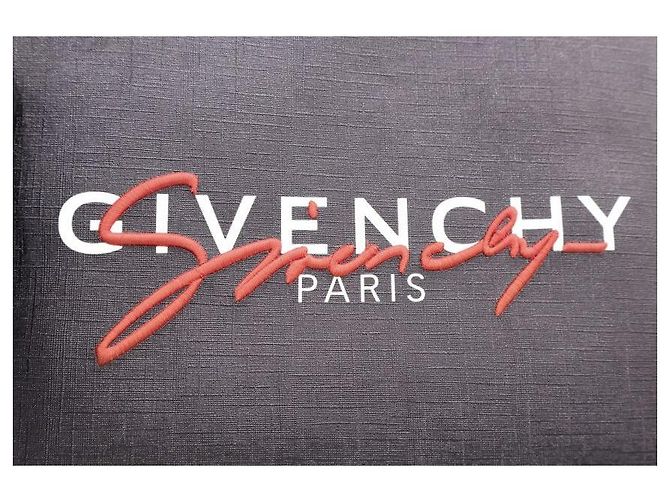 Givenchy Clutch Pochette con Logo Ricamato Nero - vista 11