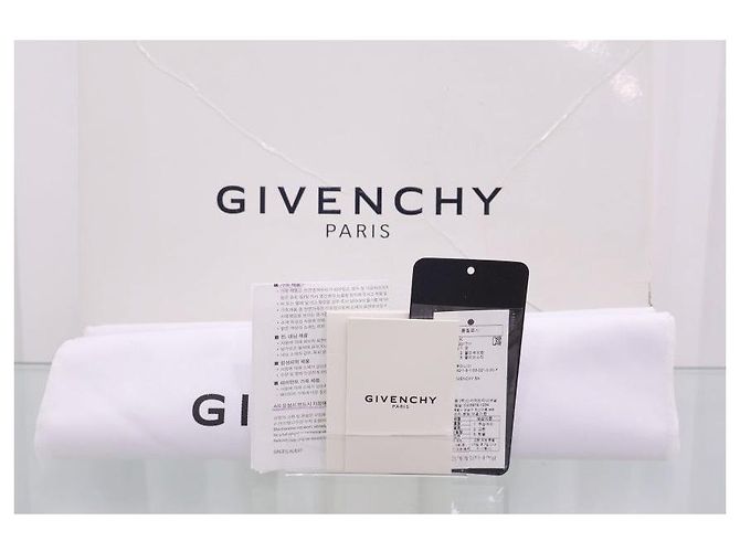 Givenchy Clutch Pochette con Logo Ricamato Nero - vista 13