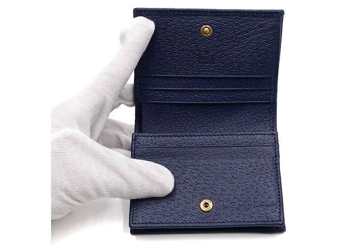 Bamboo Gucci Bambus-Leder-Geldbörse GG Logo - Ansicht 6