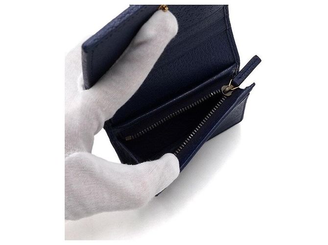 Bamboo Gucci Bambus-Leder-Geldbörse GG Logo - Ansicht 8