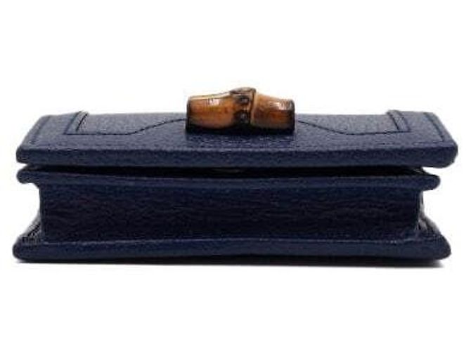 Bamboo Gucci Bambus-Leder-Geldbörse GG Logo - Ansicht 9
