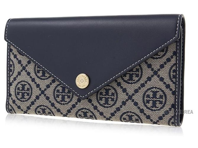 Tory Burch Monogram Long Wallet Stoff - Ansicht 2