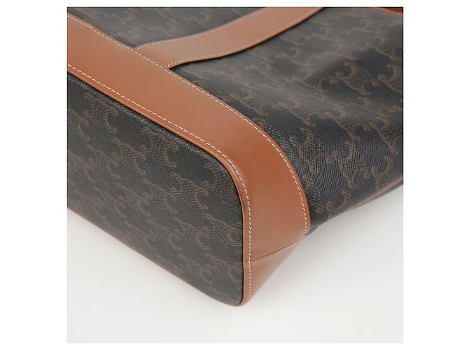 Céline Picca borsa secchiello Trompe in tela e vitello - vista 10