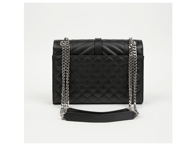 Autre Marque Sac à chaîne moyen enveloppe Monogram Noir - vue 3