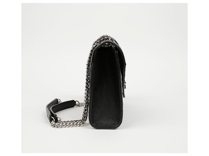 Autre Marque Sac à chaîne moyen enveloppe Monogram Noir - vue 4
