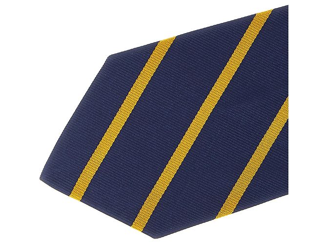 Cravatta in seta blu Ralph Lauren - vista 3