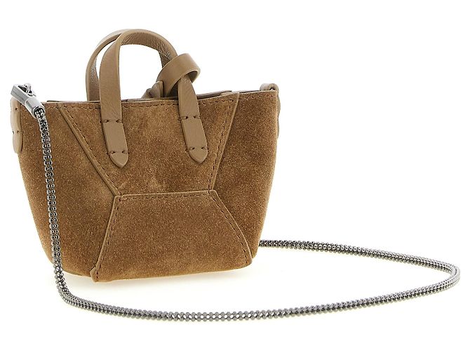 Brunello Cucinelli Accessori in pelle di vitello marrone - vista 2