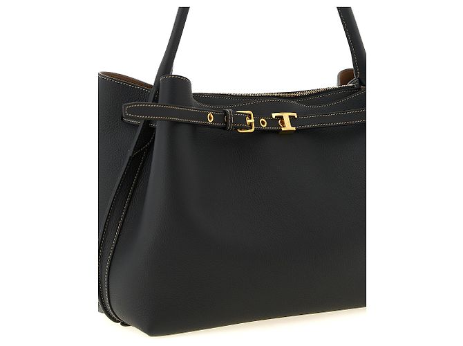 Tod's Borsa in pelle di vitello nera - vista 3