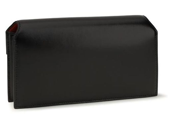 Givenchy Clutch Bos Taurus in pelle di vitello nera - vista 3