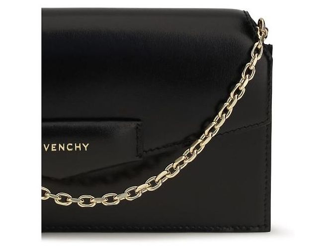 Givenchy Clutch Bos Taurus in pelle di vitello nera - vista 4
