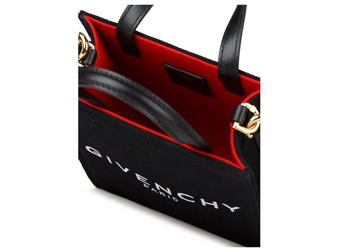 Givenchy Bolso Tote de Algodón Negro - vista 4