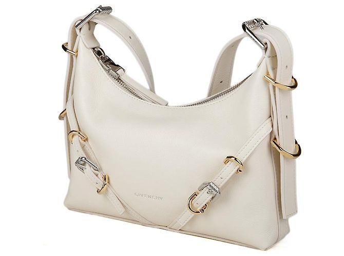 Givenchy Borsa a tracolla in vitello beige - vista 2