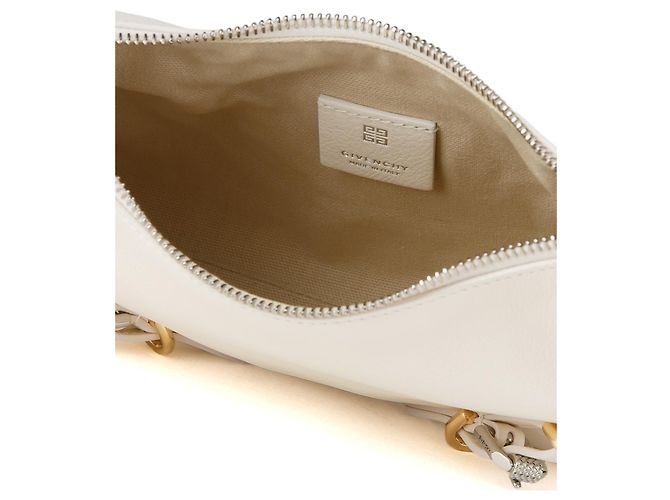 Givenchy Borsa a tracolla in vitello beige - vista 4