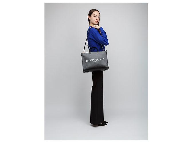 Givenchy Bolso Tote de algodón negro - vista 5