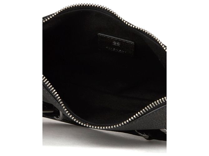 Givenchy Borsa a tracolla in pelle di vitello grigia - vista 4