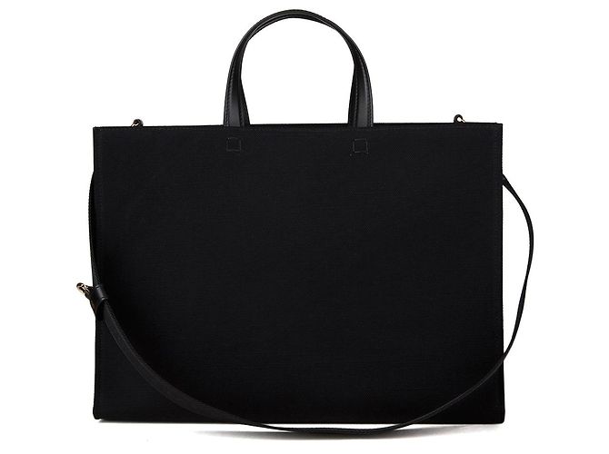 Givenchy Bolso Tote de Algodón Negro - vista 3
