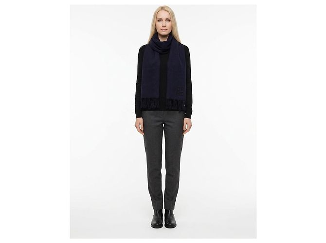 Givenchy Blue Wool Scarf - view 3