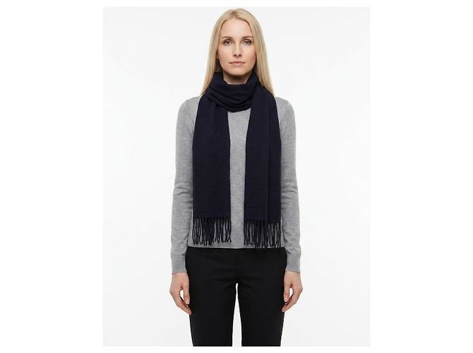 Sciarpa Givenchy in lana nera - vista 3